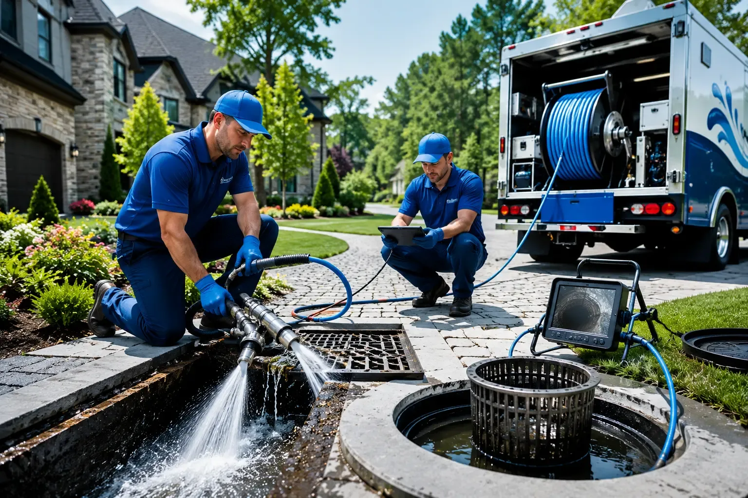 Local outdoor drain cleaning professionals in Harrells, NC
